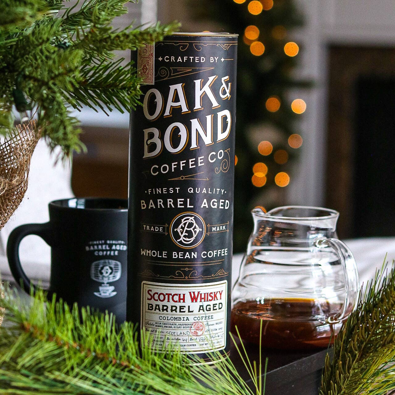 Oak and Bond Coffee Co. - Vente Grains de café - Café vieilli en fût de whisky écossais2