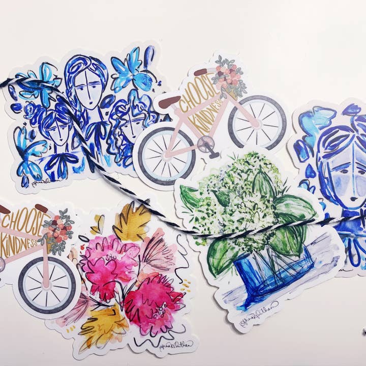 Anna Whitham Co. - Wholesale Sticker - Azure Sisters Sticker | Decorative Sticker | Fun | 2