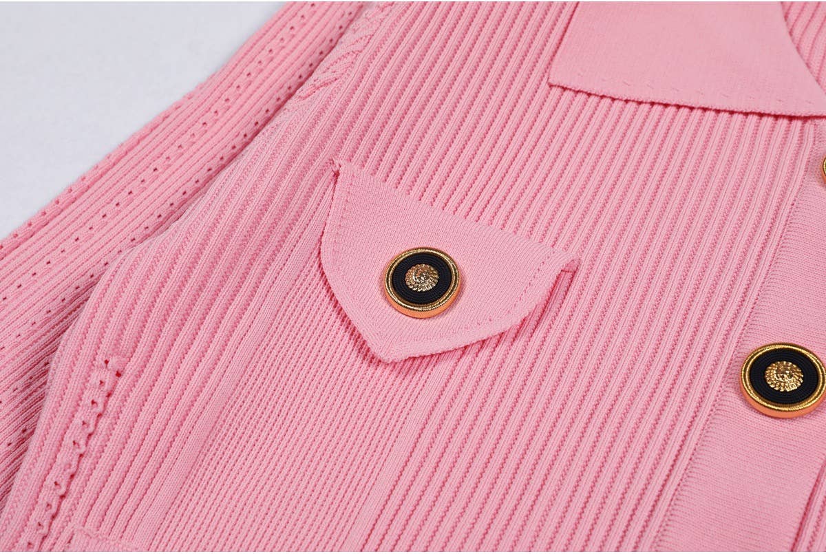 Productseeker - Wholesale Top & Skirt Set - Women's - SET218Y Spring Autumn Knit Cardigan Sweater with Skirt Set14