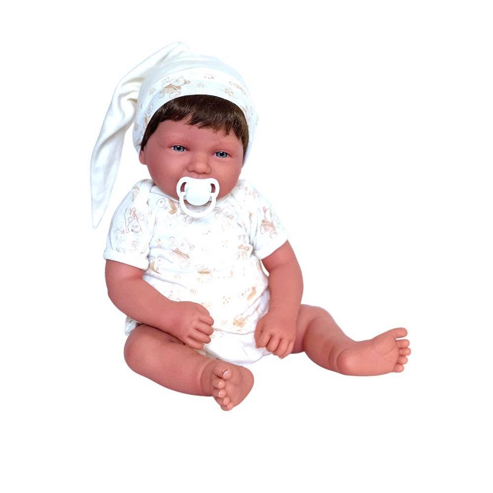 Kennedy and Friends/ Ann Lauren Dolls/ MBD - Wholesale Doll - Kids - Aiden – 20-Inch Little Boy Doll with Brown Hair & Blue Eyes-3
