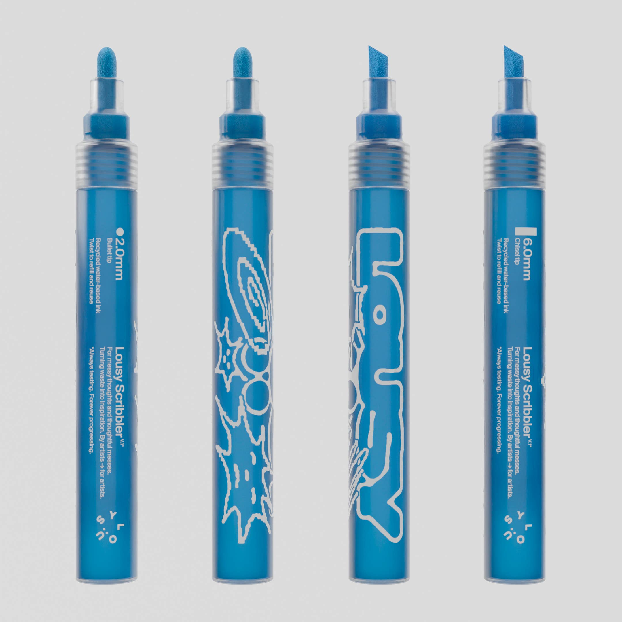 LOUSY - Wholesale Marker - Lousy Scribbler — Sustainable Refillable Markers5