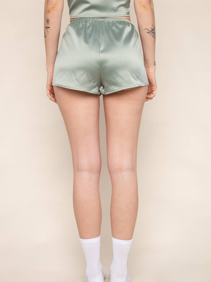 NLT - Wholesale Lounge Shorts - Women's - Satin Shorts7
