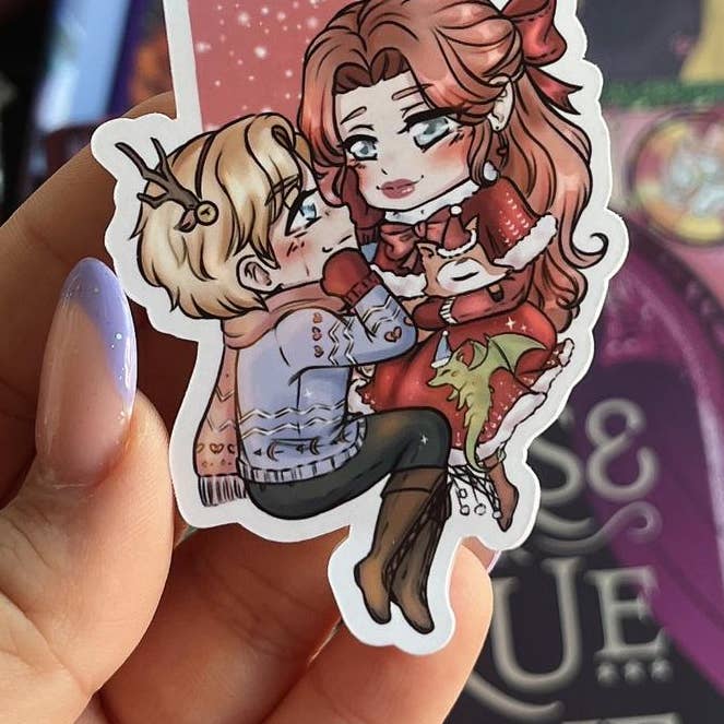 Alsace’s Art - Wholesale Sticker - Marcapáginas Navideño Evajacks0