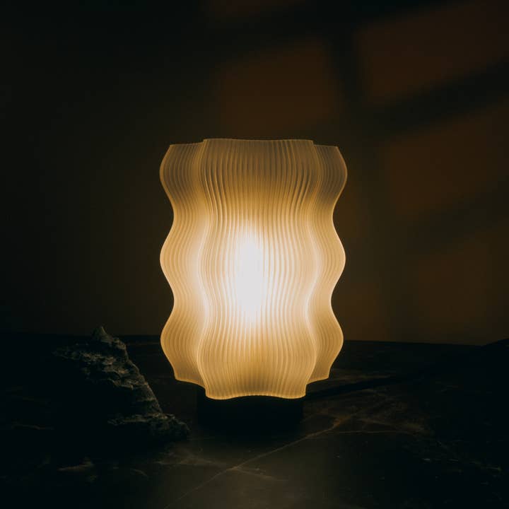 OrijaDesign - Wholesale Accent/Desk Lamp - Reef Table Lamp - Opal1