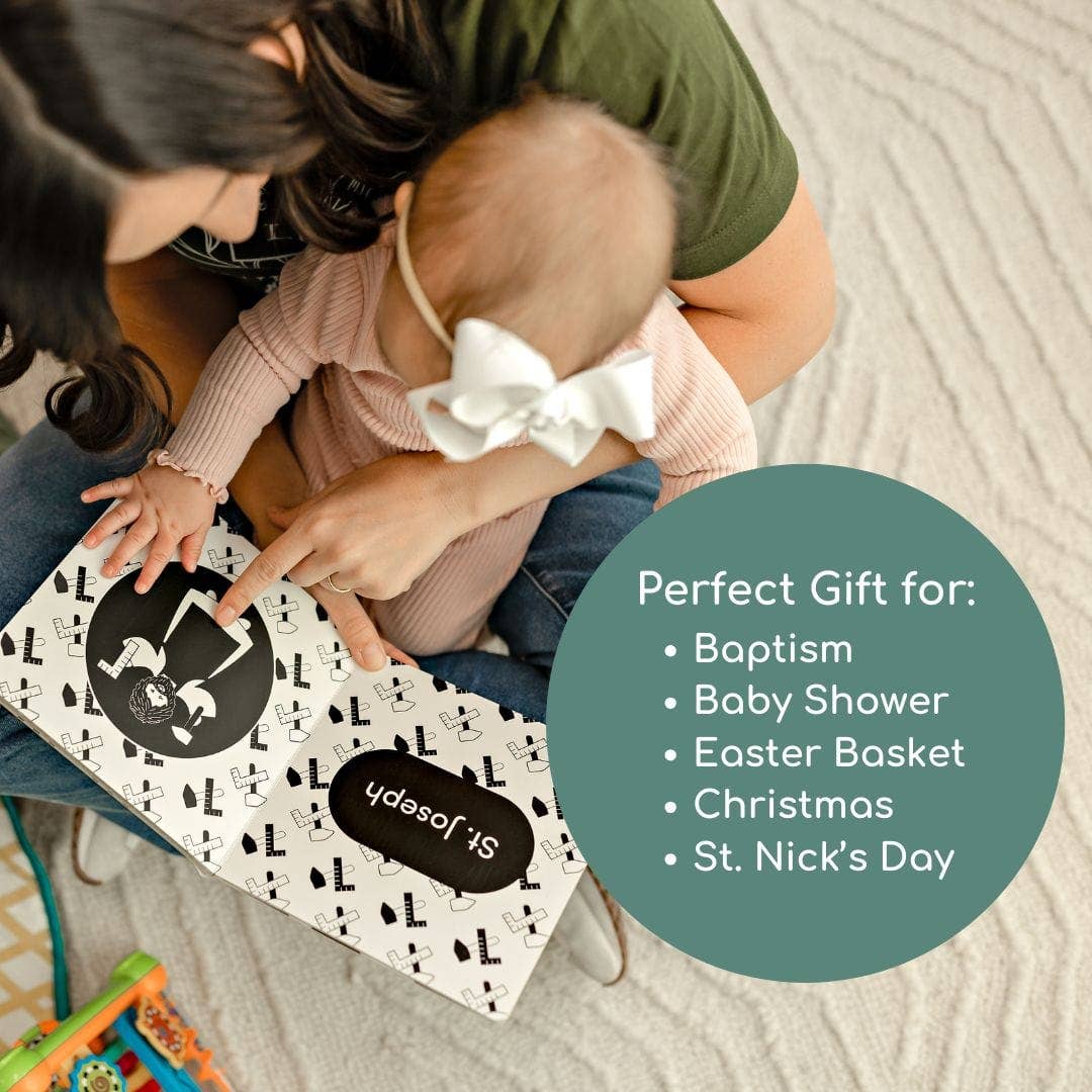 The Little Rose Shop - Wholesale Baby & Toddler Book (0-2) - Baby's 1st Catholic Book: A High Contrast Board Book4