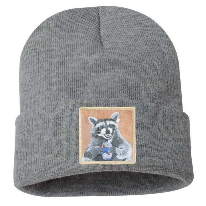 FLYN - Wholesale Beanie - Unisex - Beer Bandit Raccoon Beanie