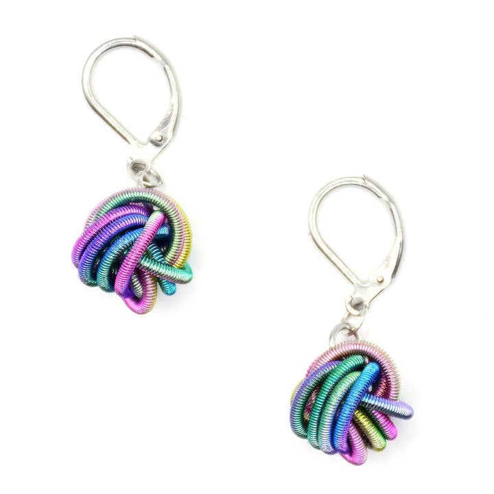 Sea Lily - Wholesale Dangle Earrings - Rainbow Knot Dangle Earrings