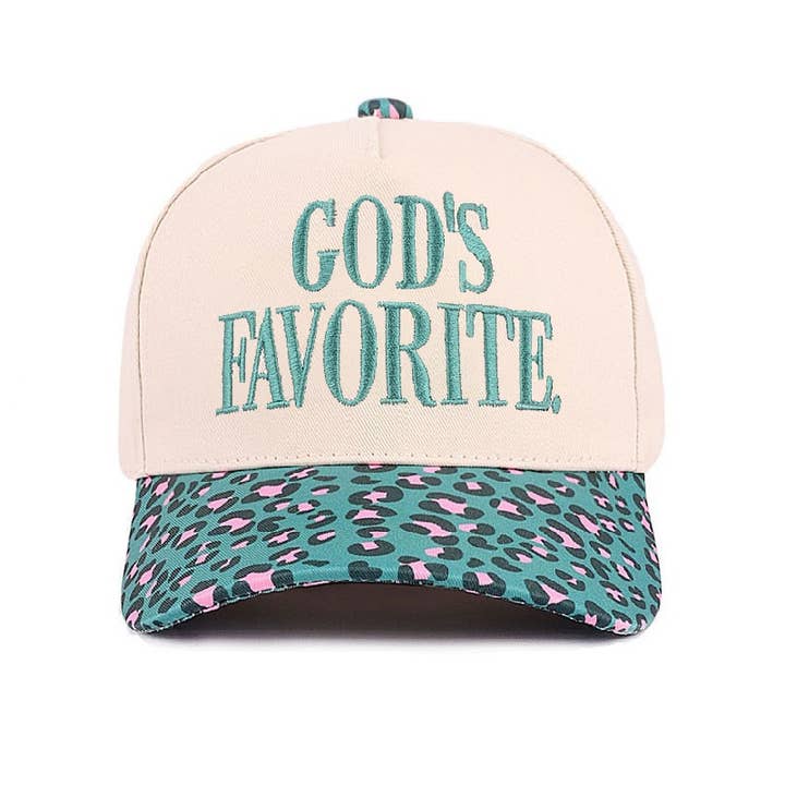 42POPS – Boné de beisebol - Mulher por atacado – ,,,,..0731 Boné de Algodão em Lona Bicolor Favorito de Deus SI-284721