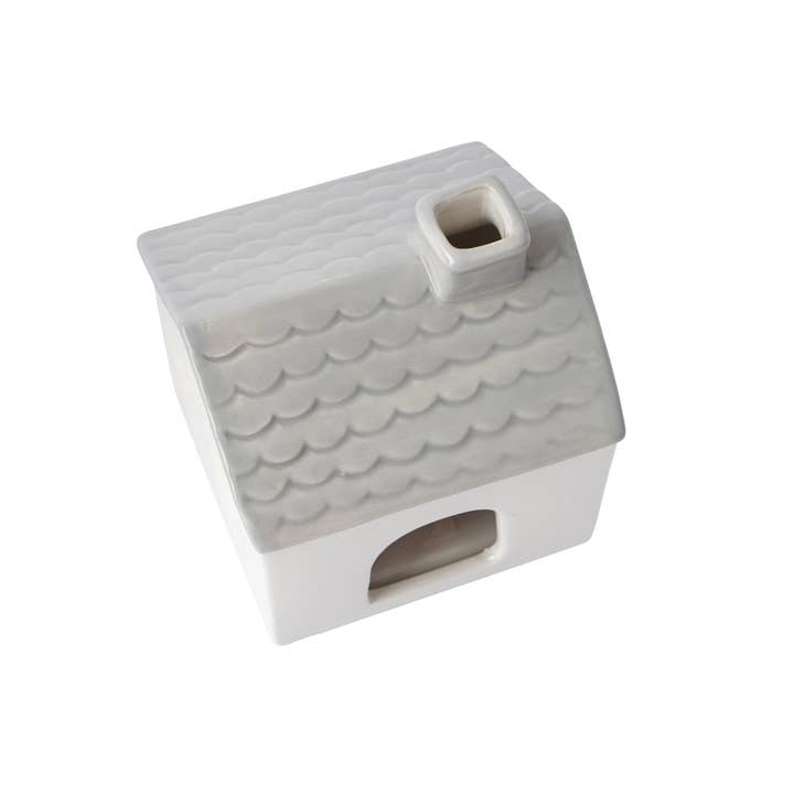 CGB Giftware - Wholesale Incense Holder - Send With Love Cosy Cottage Ceramic Incense Burner House4