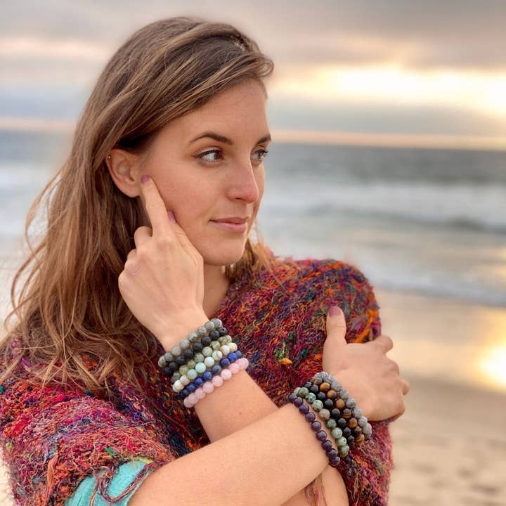 Crystal Healing Bracelet Set for wholesale by Gogh Jewelry Design