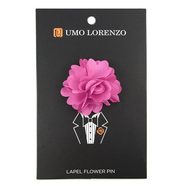 Selini New York - Wholesale Lapel Pin/Button - Solid Mini Bouquet Clutch Back Flower Lapel Pins10