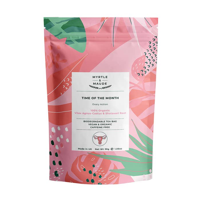 Organic PMS Tea for wholesale by Myrtle & Maude