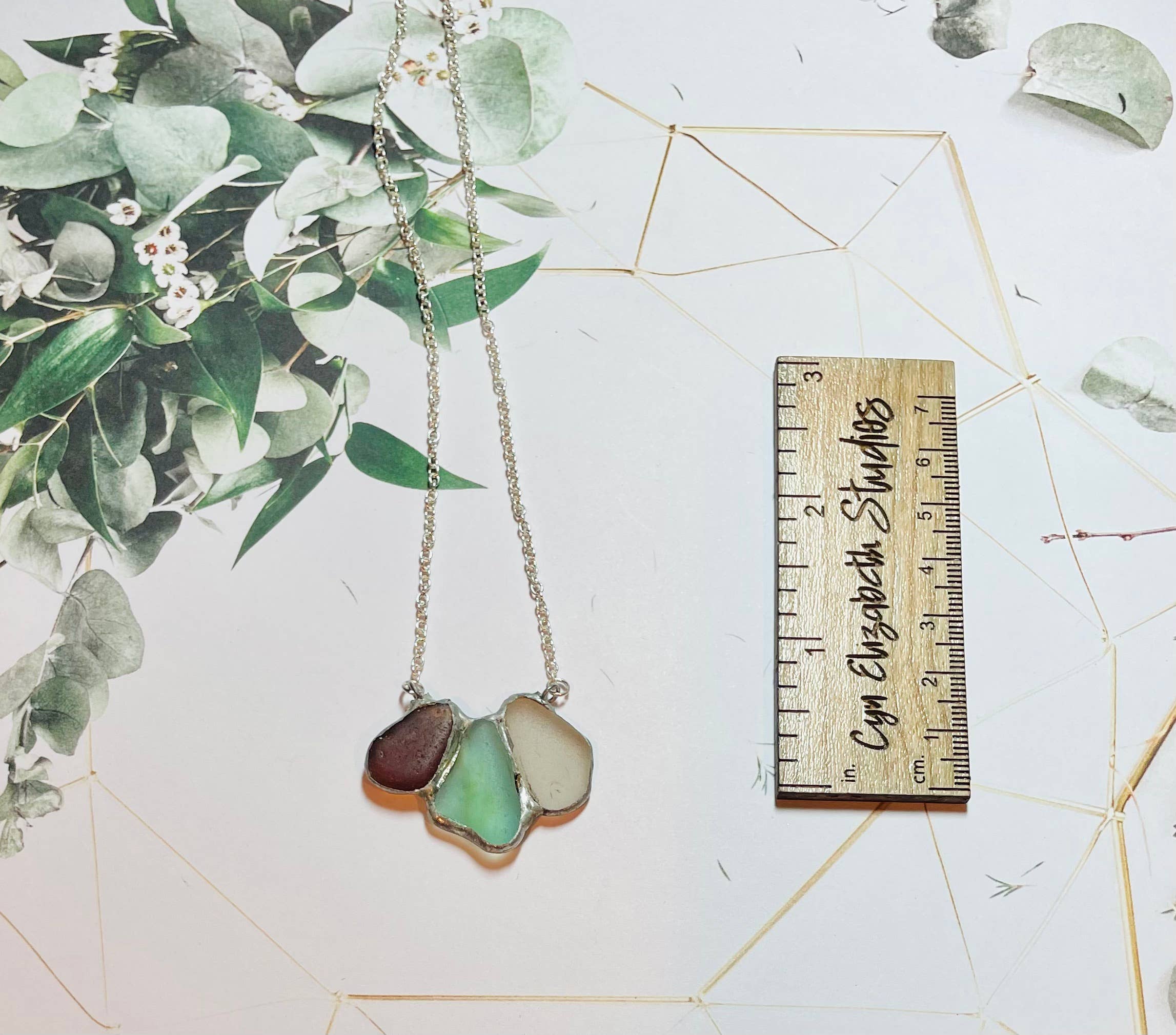 Cyn Elizabeth Studios - Wholesale Pendant/Charm Necklace - Shoreline Souvenir Sea Glass Necklace3