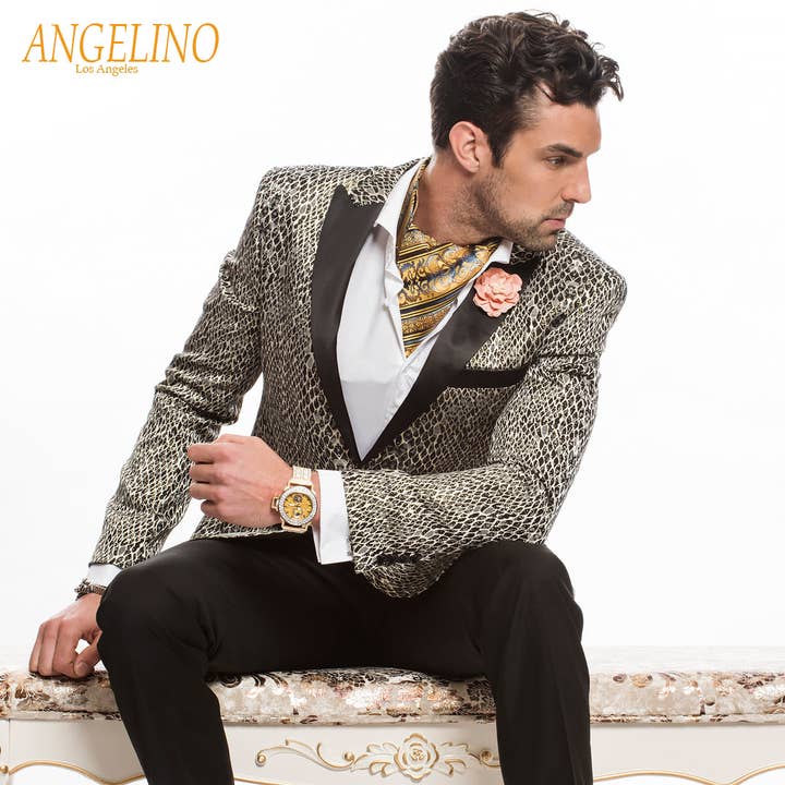 Angelino - Wholesale Necktie – Men’s - Men's Silk Ascot Tie