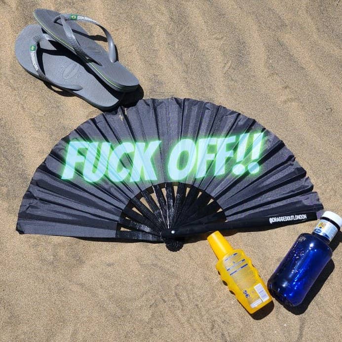 Fick Off Bamboo Clack Fan für den Großhandel von Dragged out