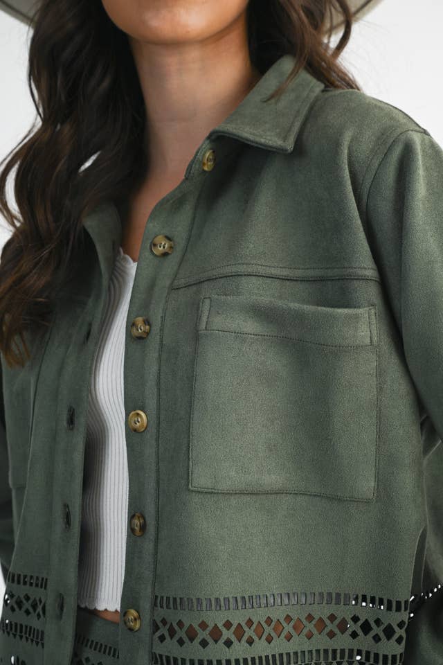 Camellia - Wholesale Jacket - Women's - LASERCUT DETAILING JACKET11