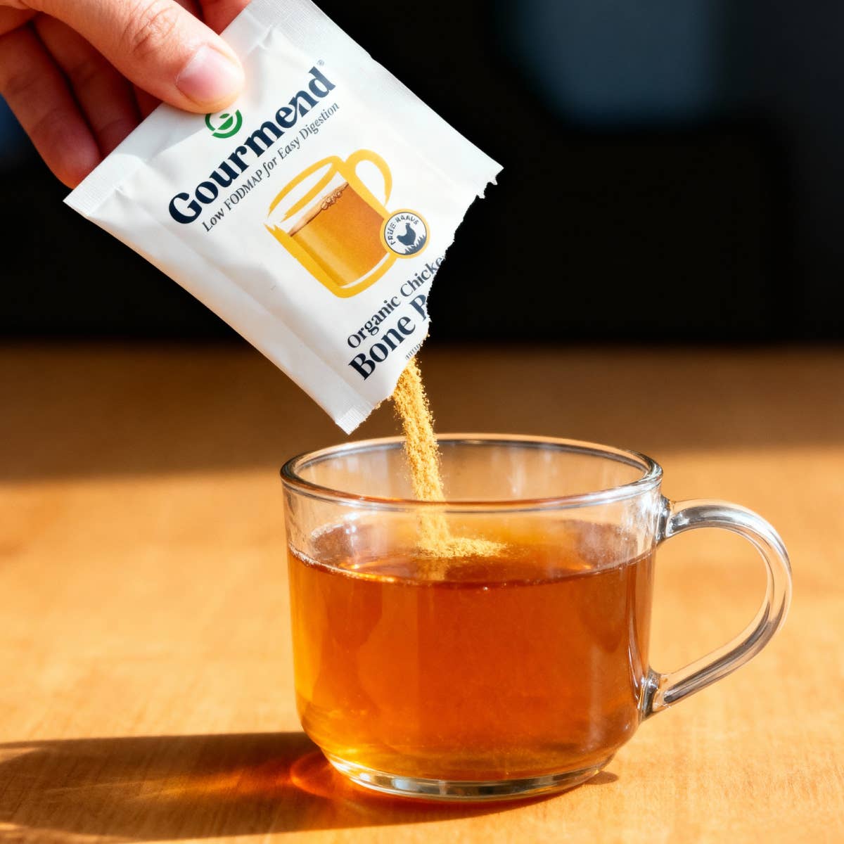 Gourmend Foods - Wholesale Broth - Organic Unsalted Instant Chicken Bone Broth Powder1