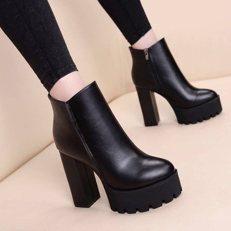 Black The Darkling Ankle Boots for wholesale on Faire3