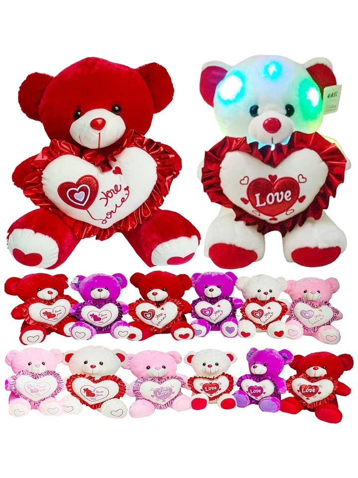 Teddybjörn Musik Upplyst Gosedjur - 40 cm för wholesale av Cap Zone