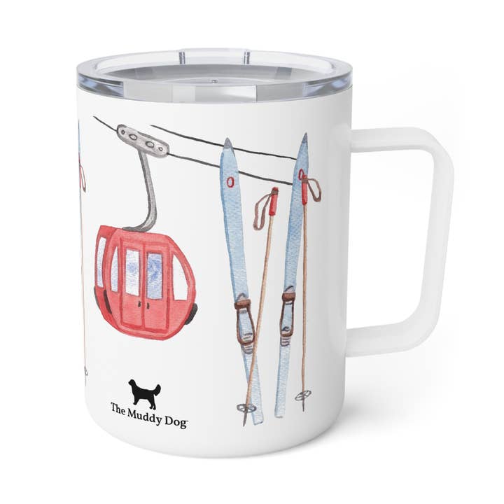 Mug Isotherme Ski You Later pour la vente par The Muddy Dog