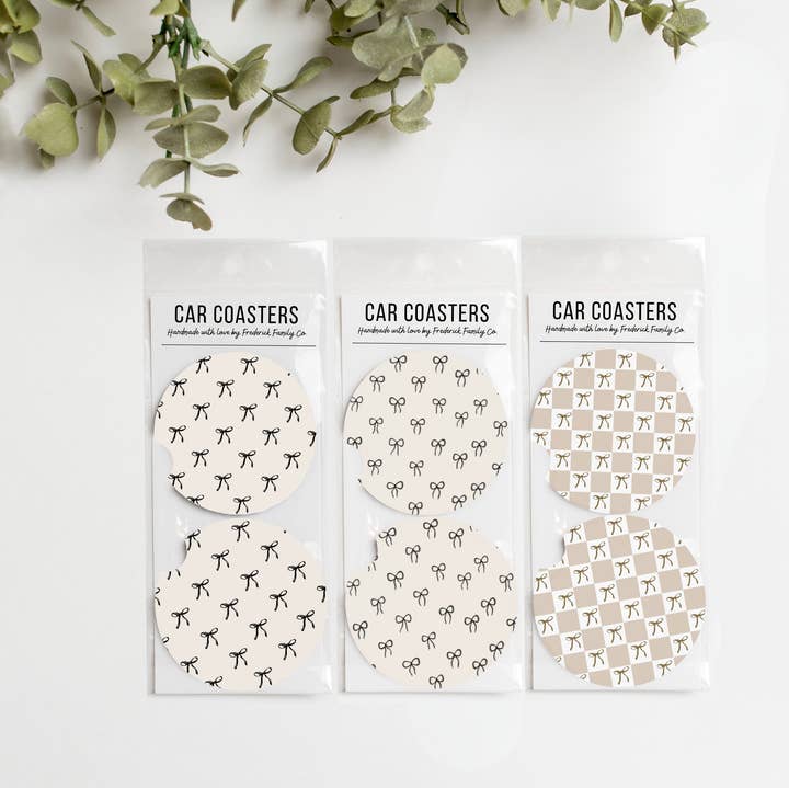 Frederick Family Co. - Wholesale Car Coaster - Women's - Car Coasters, Set of 2 Car Coasters2