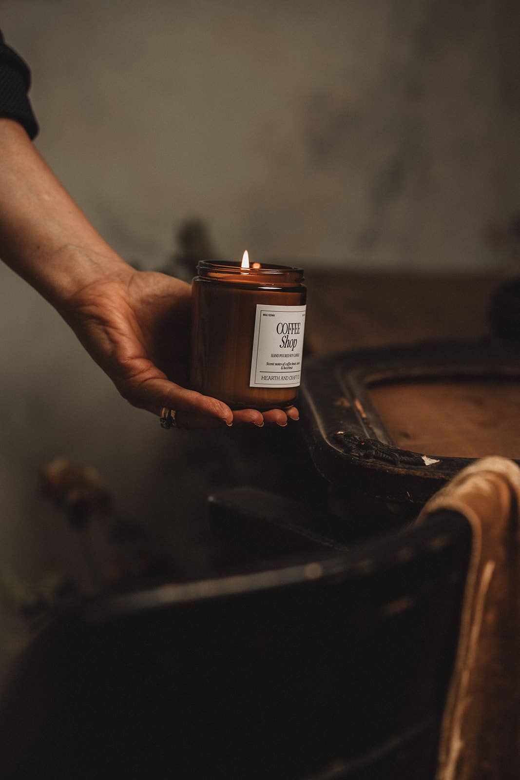 Hearth and Craft Candle Co. - Vente Bougie en bocal - CAFÉ17