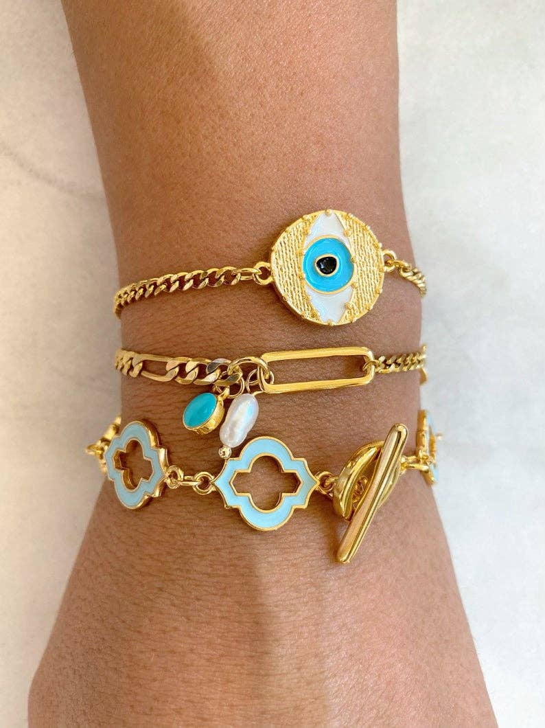 Christina Christi - Wholesale Jewelry Set - Gold Stacking Bracelets1