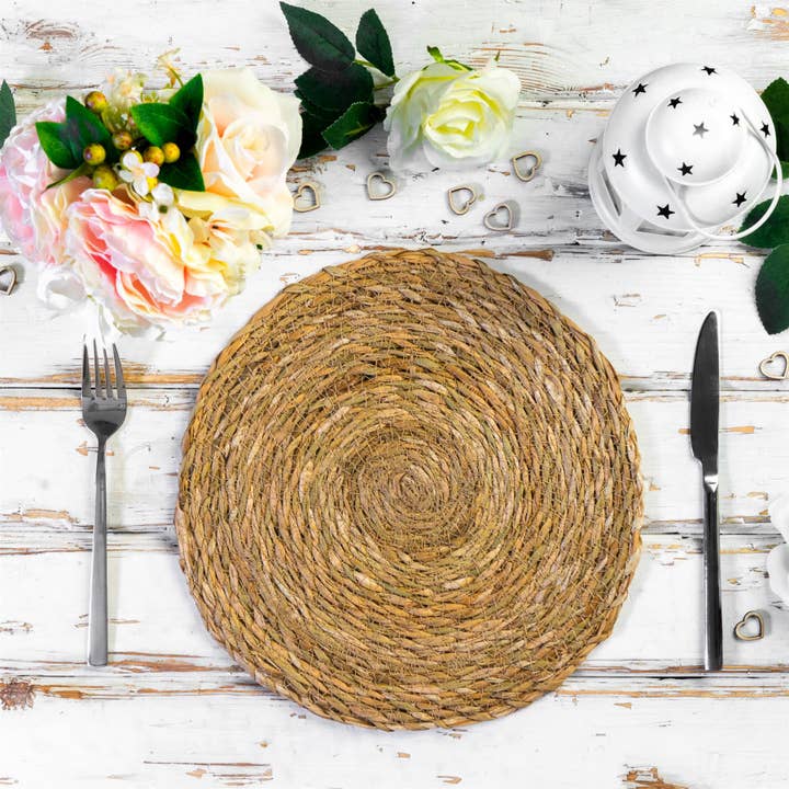 Rinkit Ltd - Wholesale Placemat - Argon Tableware Handmade Typha Placemat1