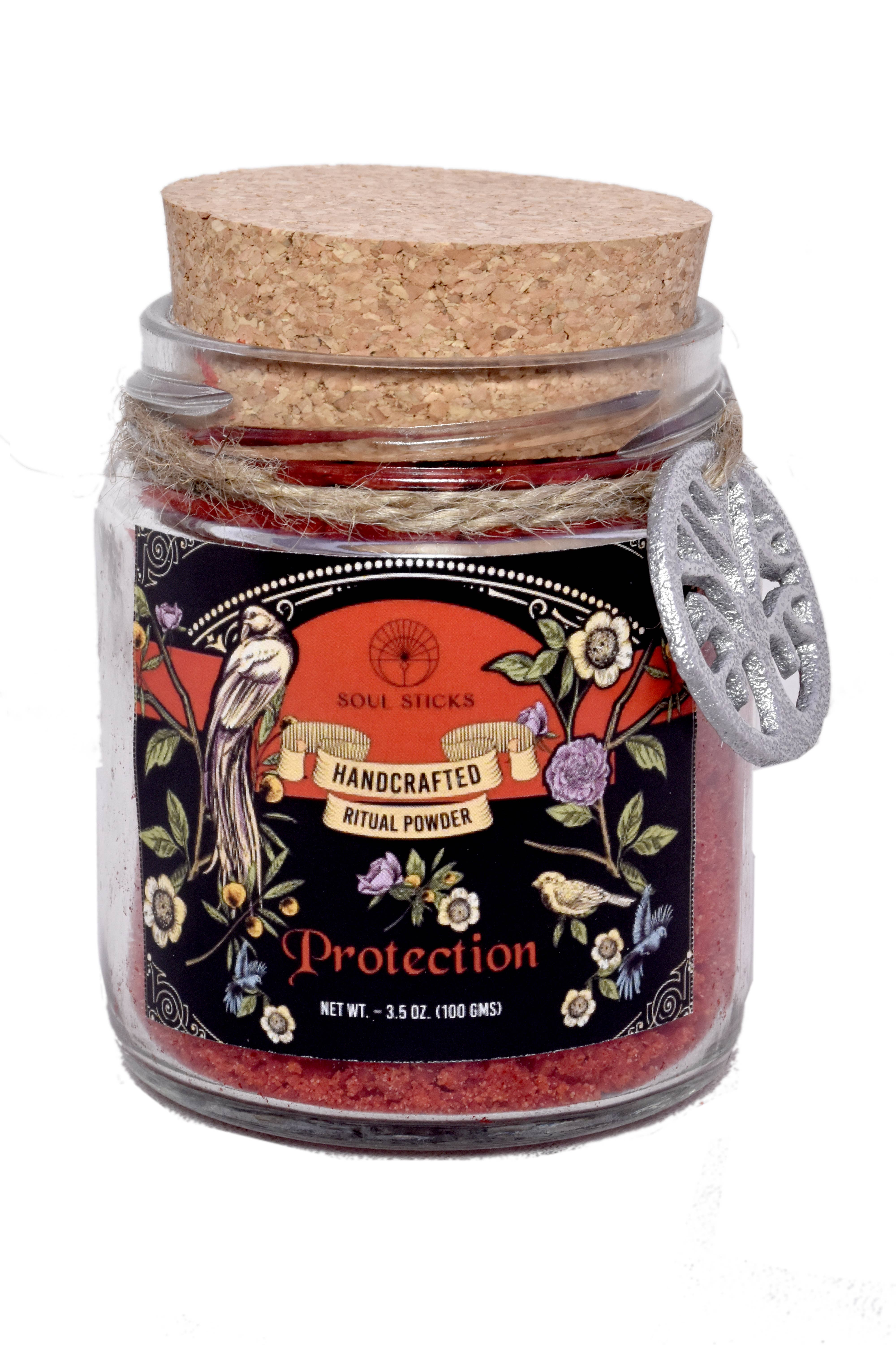 Designs by Deekay Inc. - Wholesale Meditation Supplies - Protection Ritual Spell Powder Jar (3.5 oz)