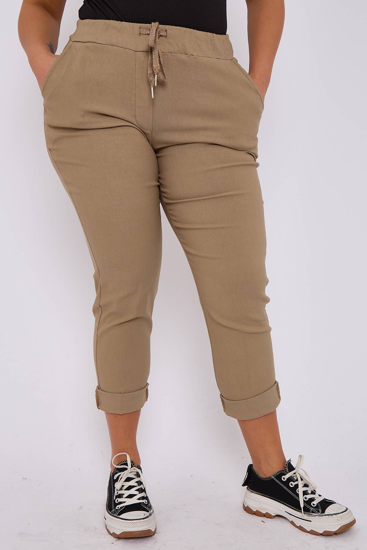 Superbia – Engroshandel Bukser - Dame – Premium bomuldsrige strækbare magiske bukser - Én størrelse UK 10-2016