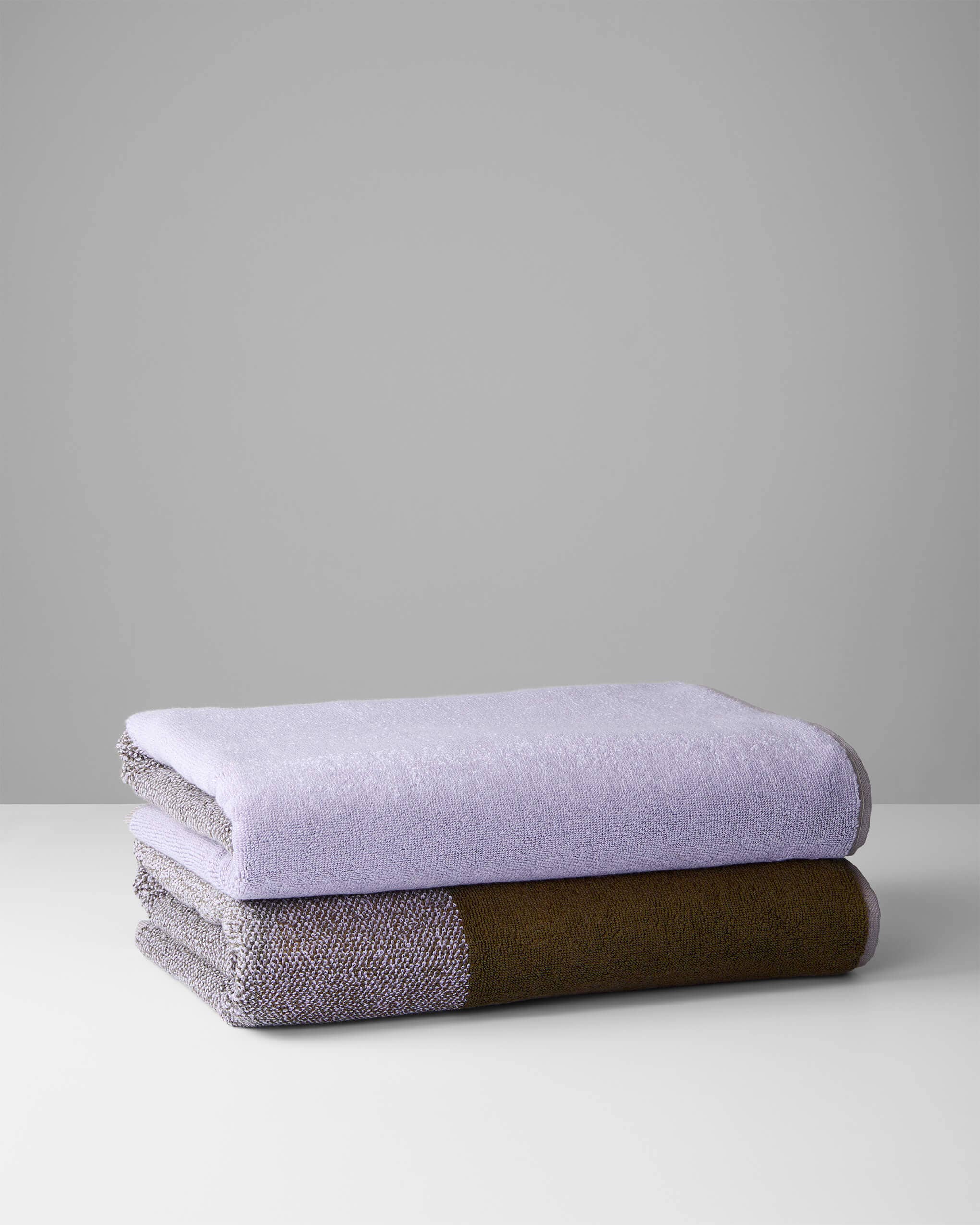 Badhanddoeken Set Blend Green Lilac (2 st.) for wholesale on Faire8