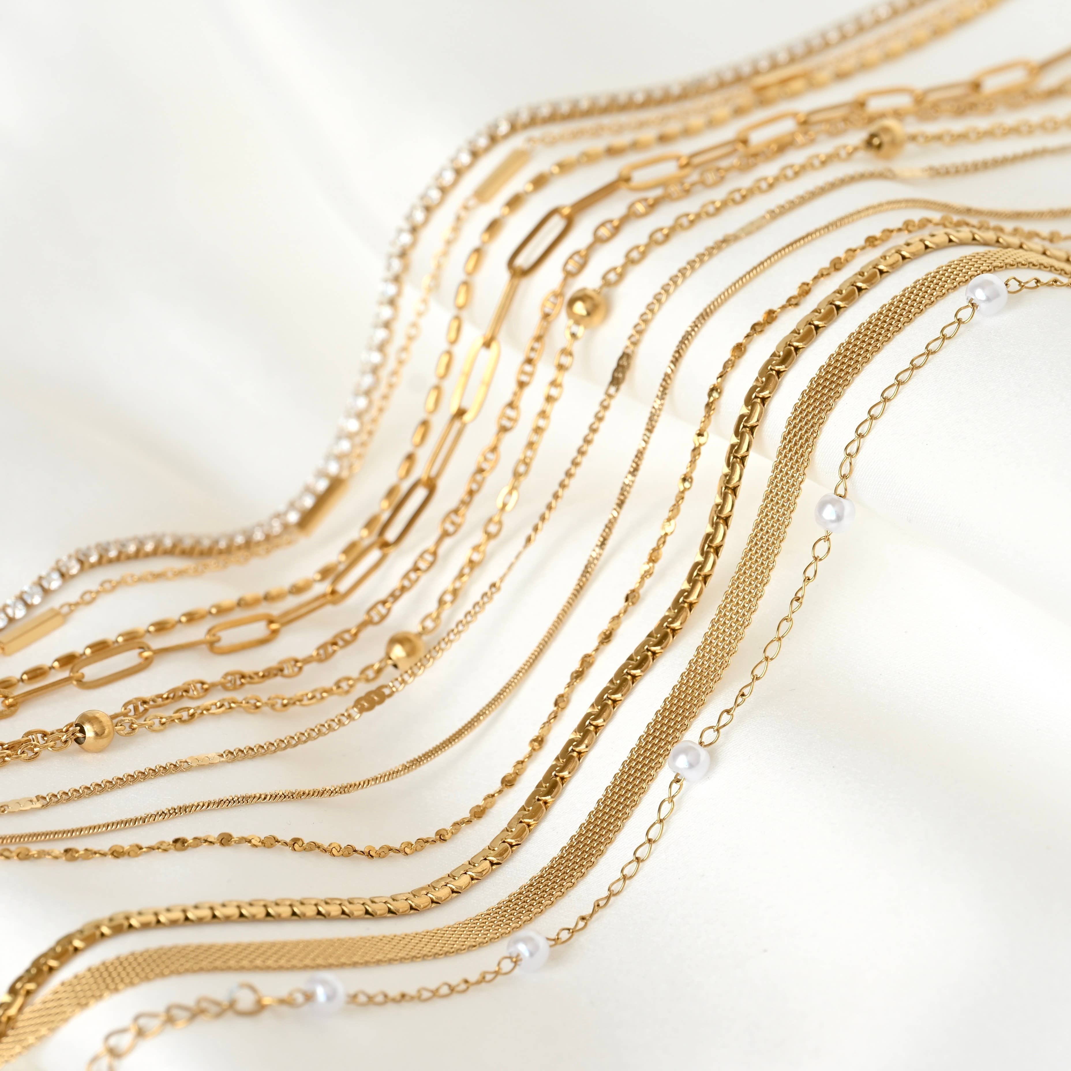 Blueyejewelry - Wholesale Link & Chain Necklace - Specialty Chain Necklaces - Waterproof Gold Chains11