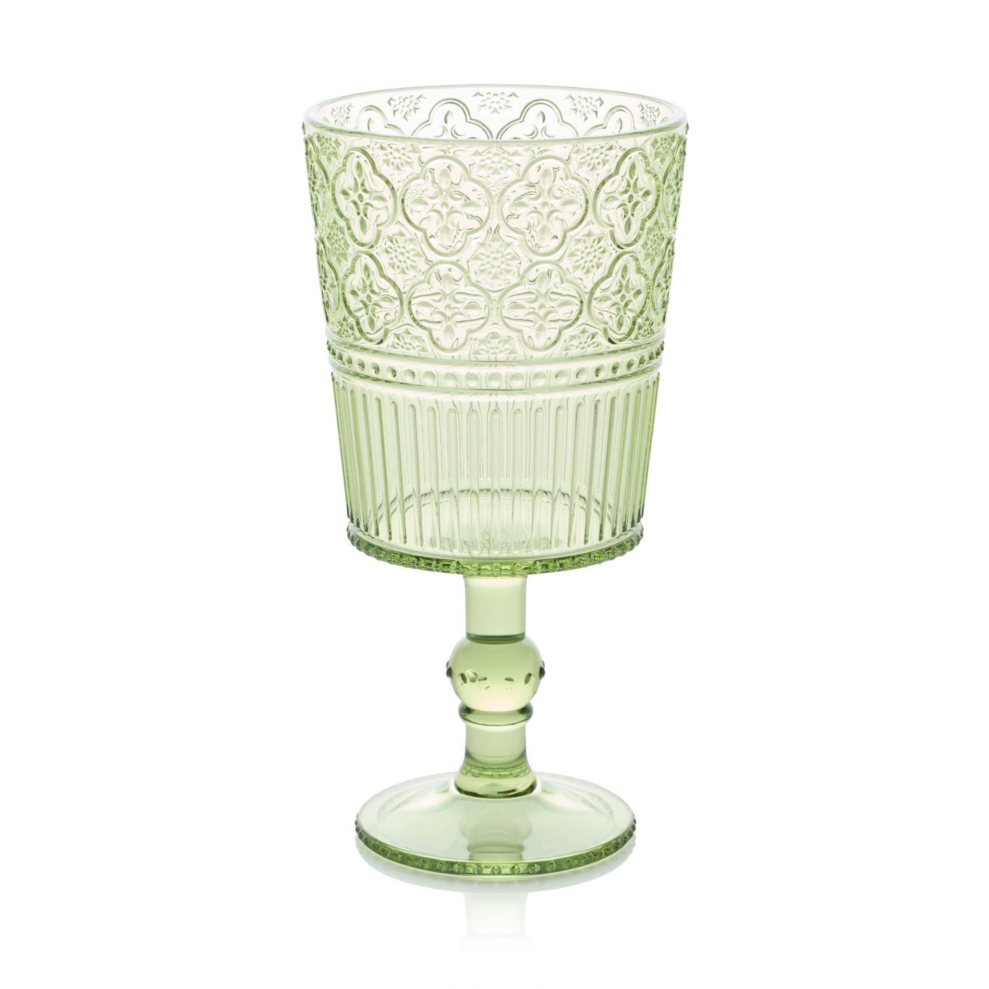 Certified International - Wholesale Drinking Glass/Cup - Victoria Green Acrylic All Purpose Goblet 14 oz.1
