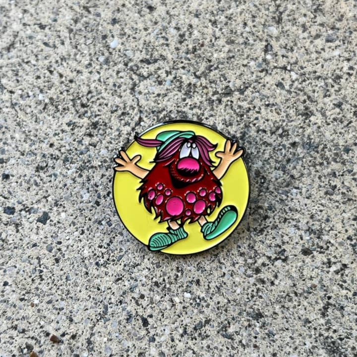 The Rubbish Rubbish – wholesale Lapel pin/button – RR #159 Magic Mountain Troll Pin