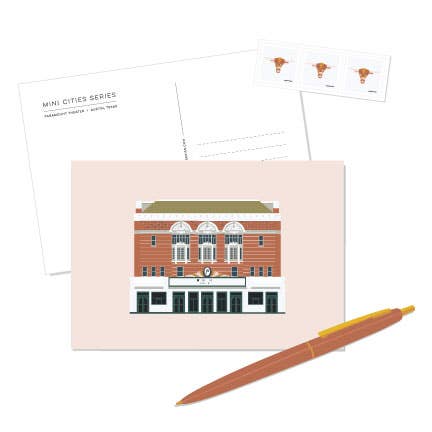 Carte postale du Paramount Theater Austin pour la vente par HMF + Design