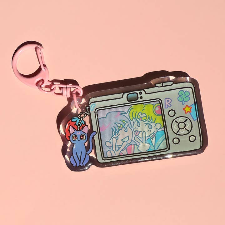Porte-clés acrylique appareil photo Sailor Moon pour la vente par kuru731
