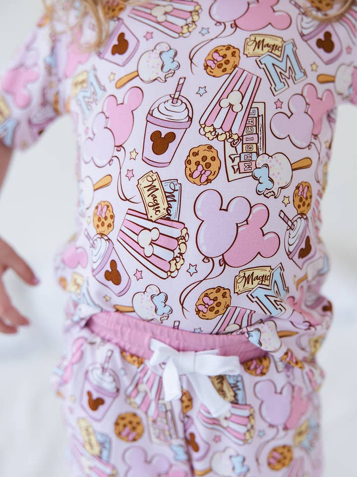 Snacks (ROSA) - Fickshortsset för wholesale av Blush Lotus