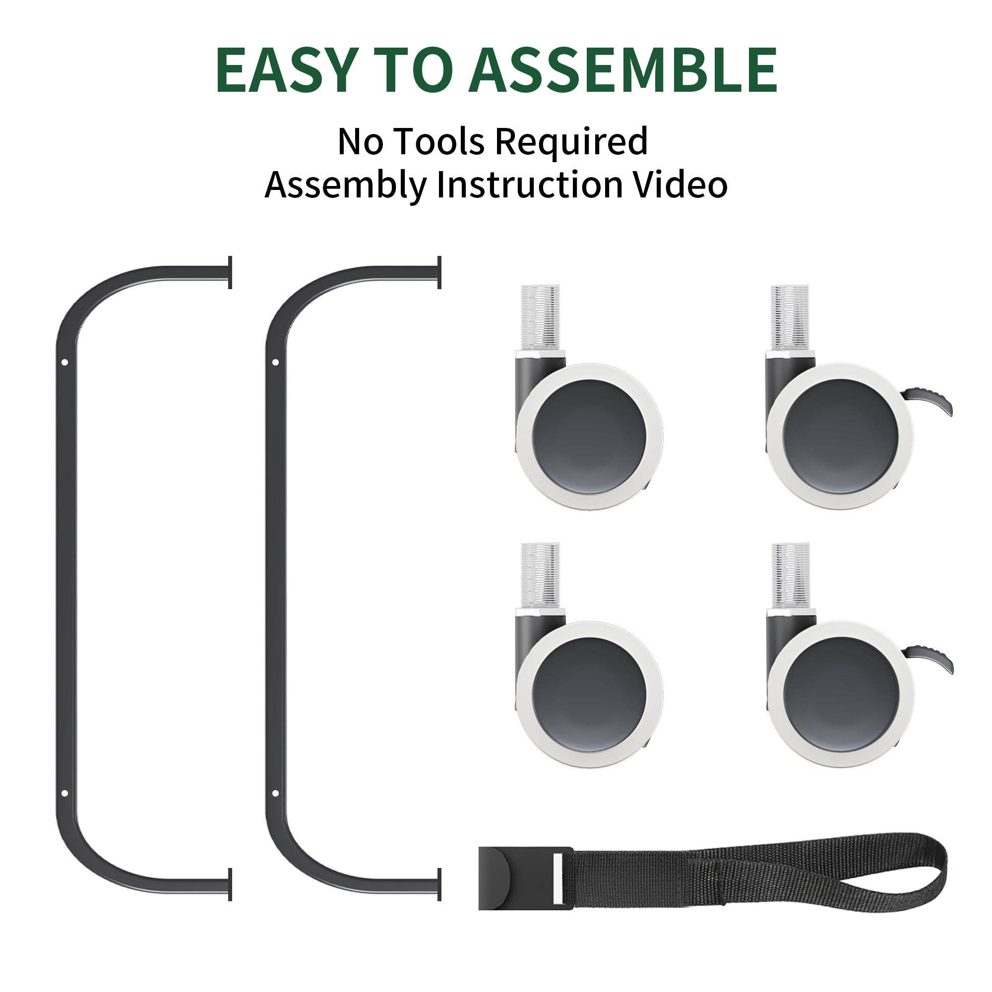 39F Inc. - Wholesale Bed - Twin Folding Bed:Memory Foam Mattress+Sturdy Metal Frame10