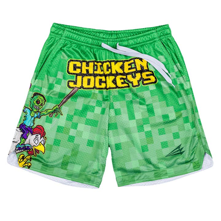 Kip Jockeys Lifestyle Baseball Mesh Shorts voor wholesale door Seamhead Swag