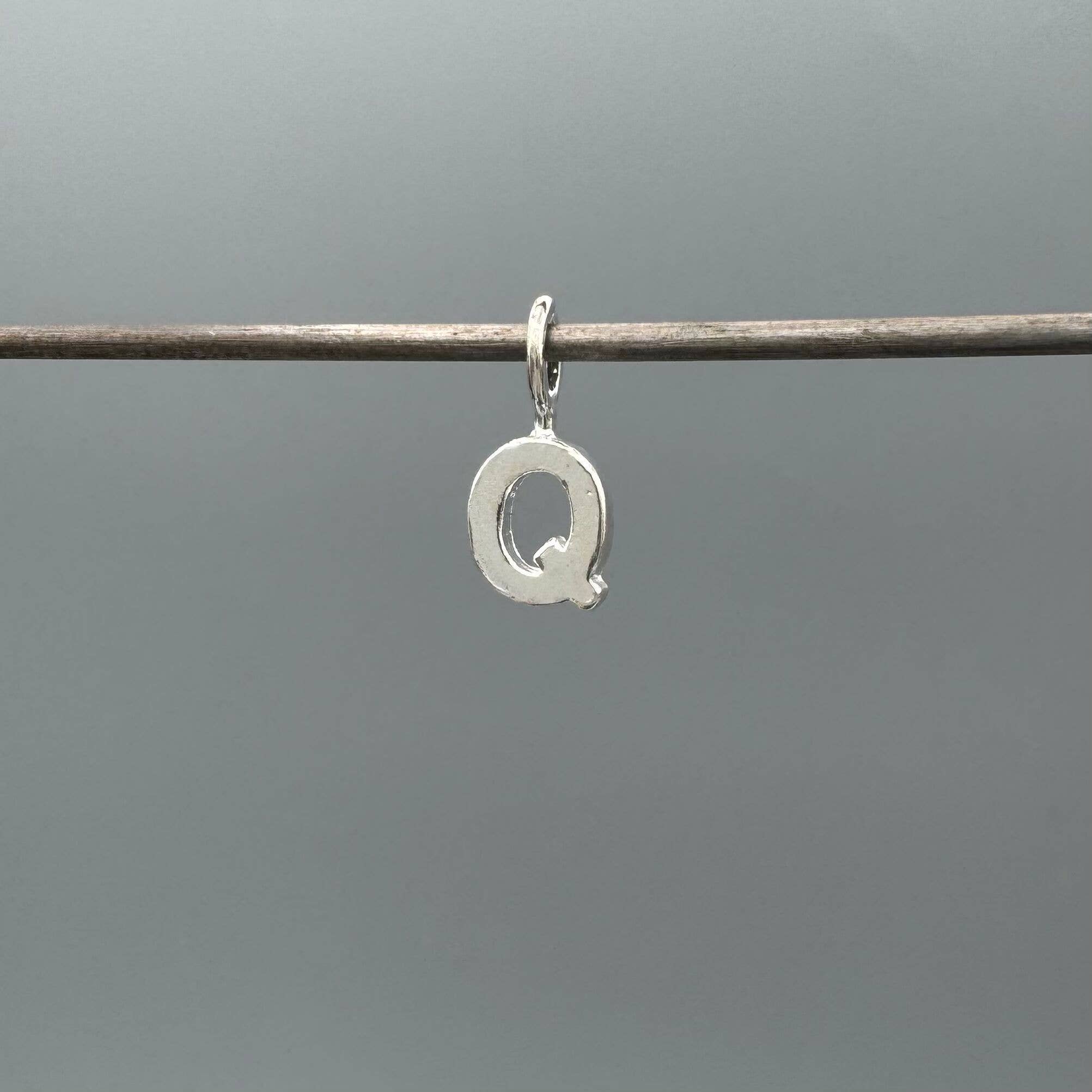 Something Silver - Wholesale Individual Charm/Pendant - Perfect Little Block Letter Initial Charm43