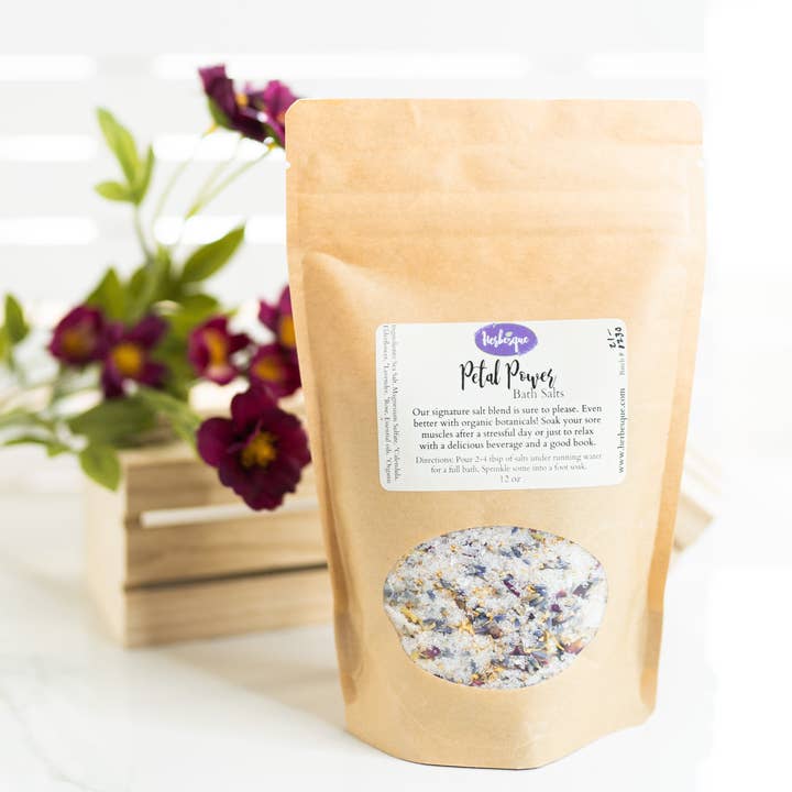 Petal Power Bath Salts for wholesale by Herbesque