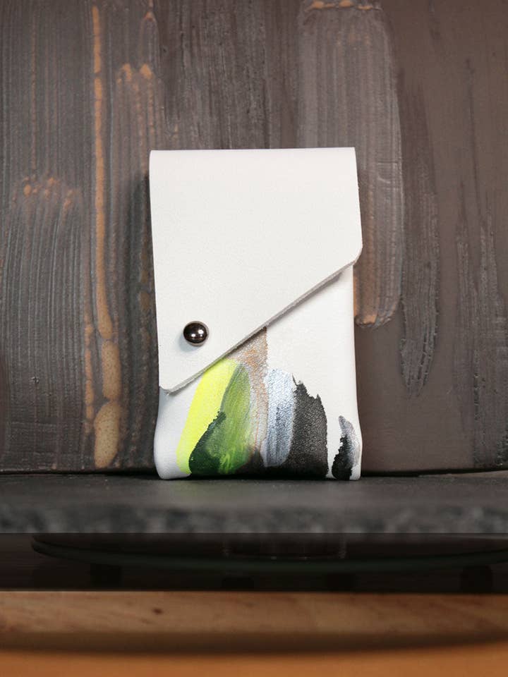 Tarjetero Albi blanco voor wholesale door Araceli Garcia Bags