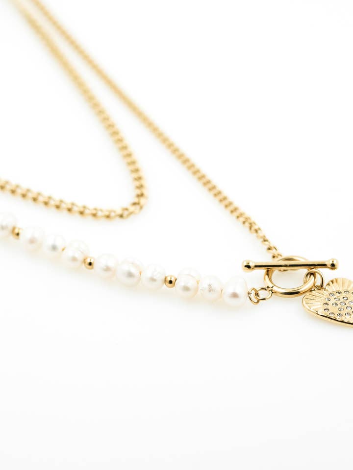 Love - Collar doble para venta al por mayor de Glamdust