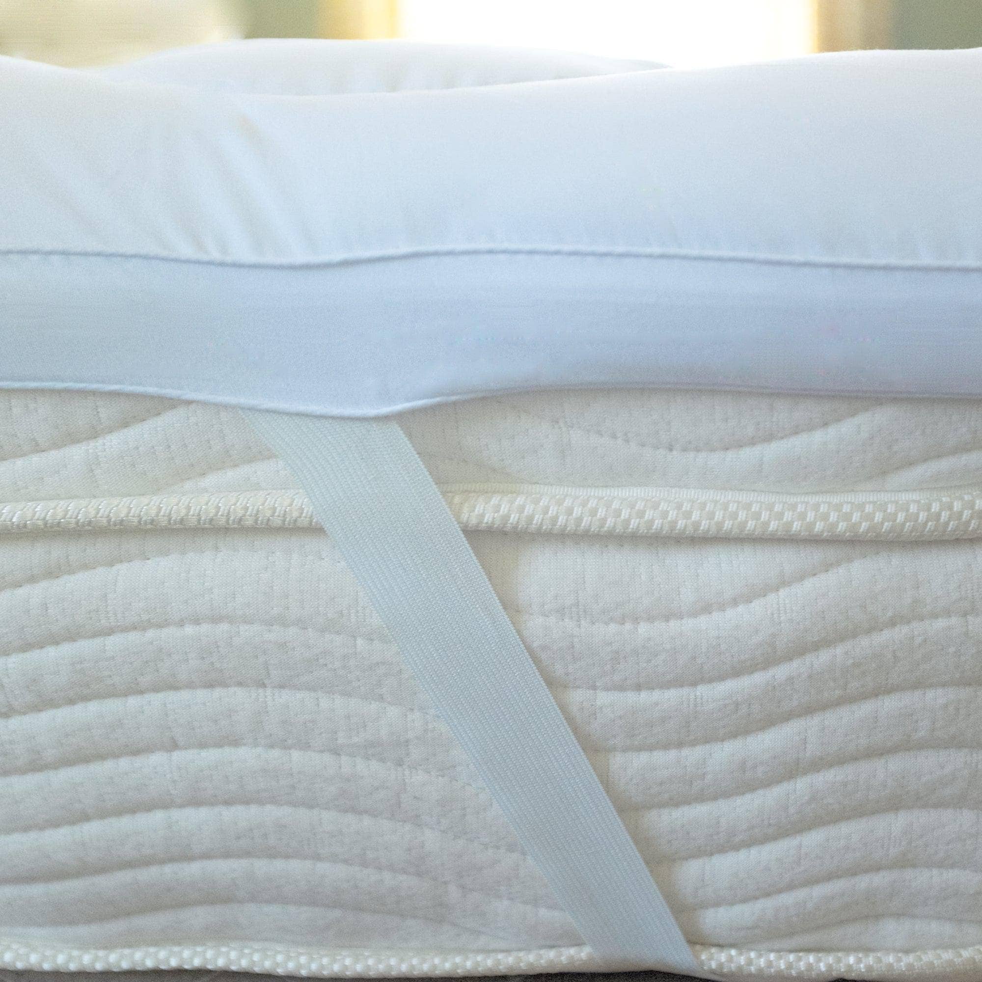 White Mattress Topper - 2in, Hypoallergenic - Kyla for wholesale on Faire2