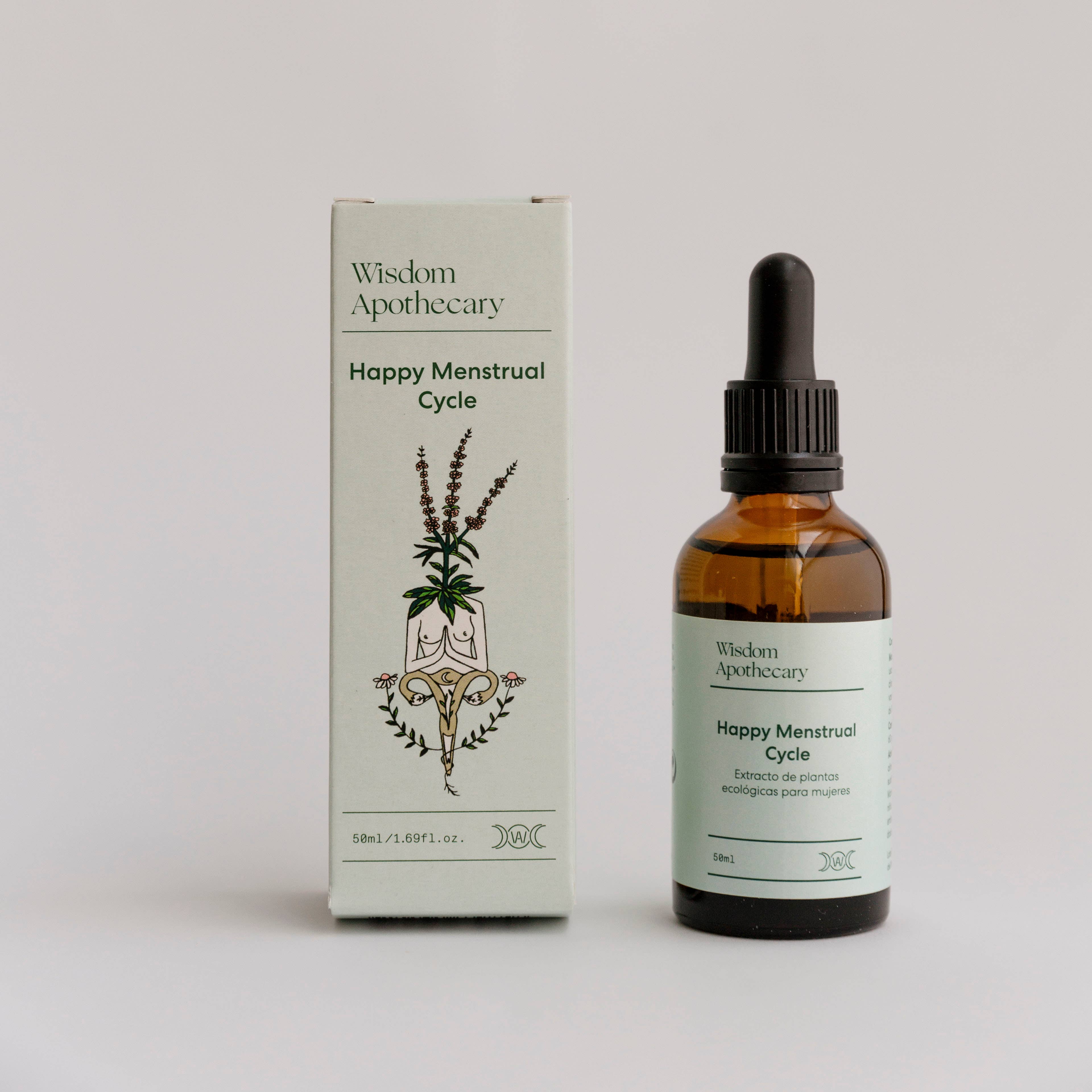 Wisdom Apothecary - Vente Supplément oral/vitamine - Happy Menstrual Cycle 50 ml - Régulation du cycle menstruel et de la ménopause1