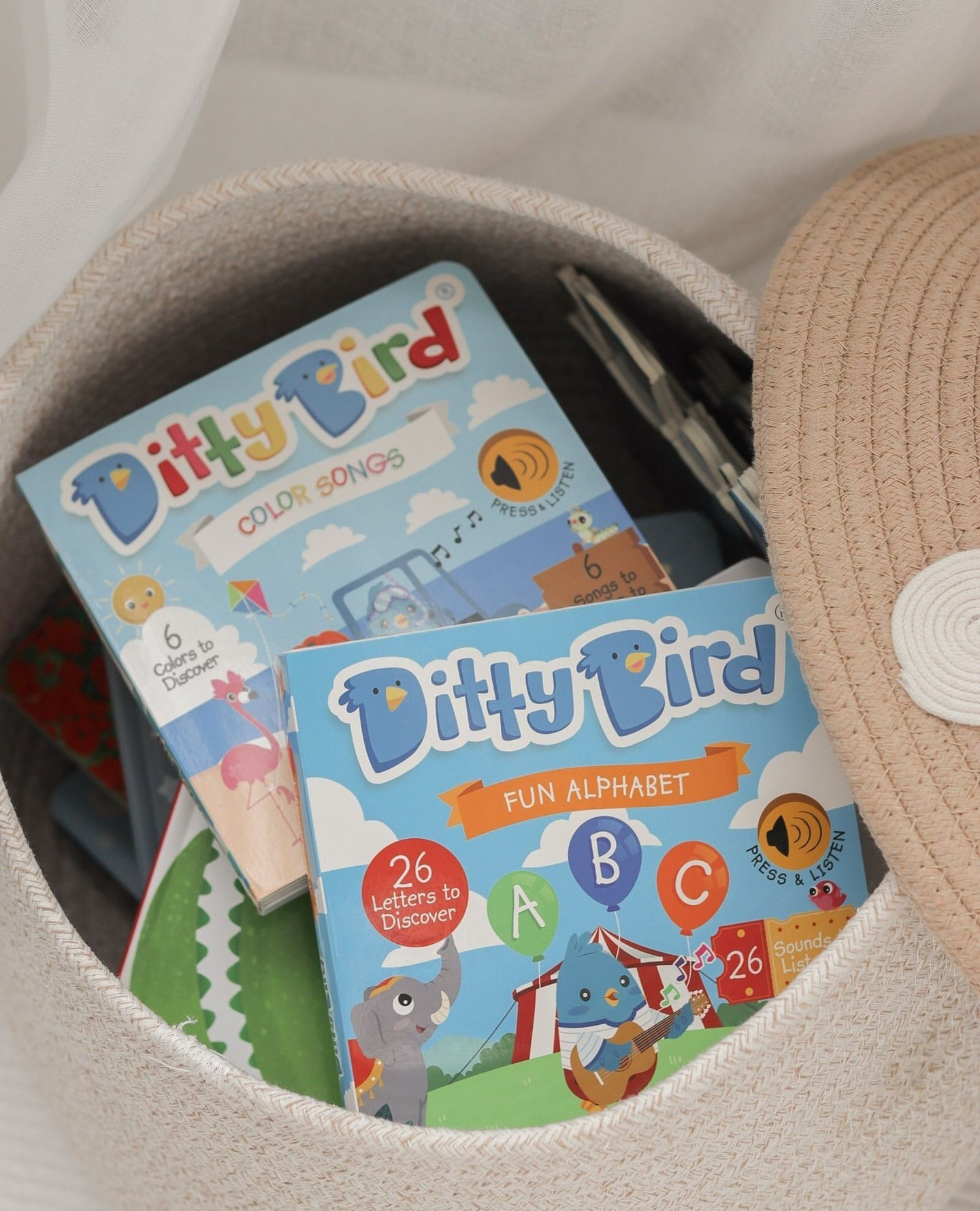 Ditty Bird - Wholesale Baby & Toddler Book (0-2) - Fun Alphabet | ABC Song | Ditty Bird Baby Sound Book USB-C18