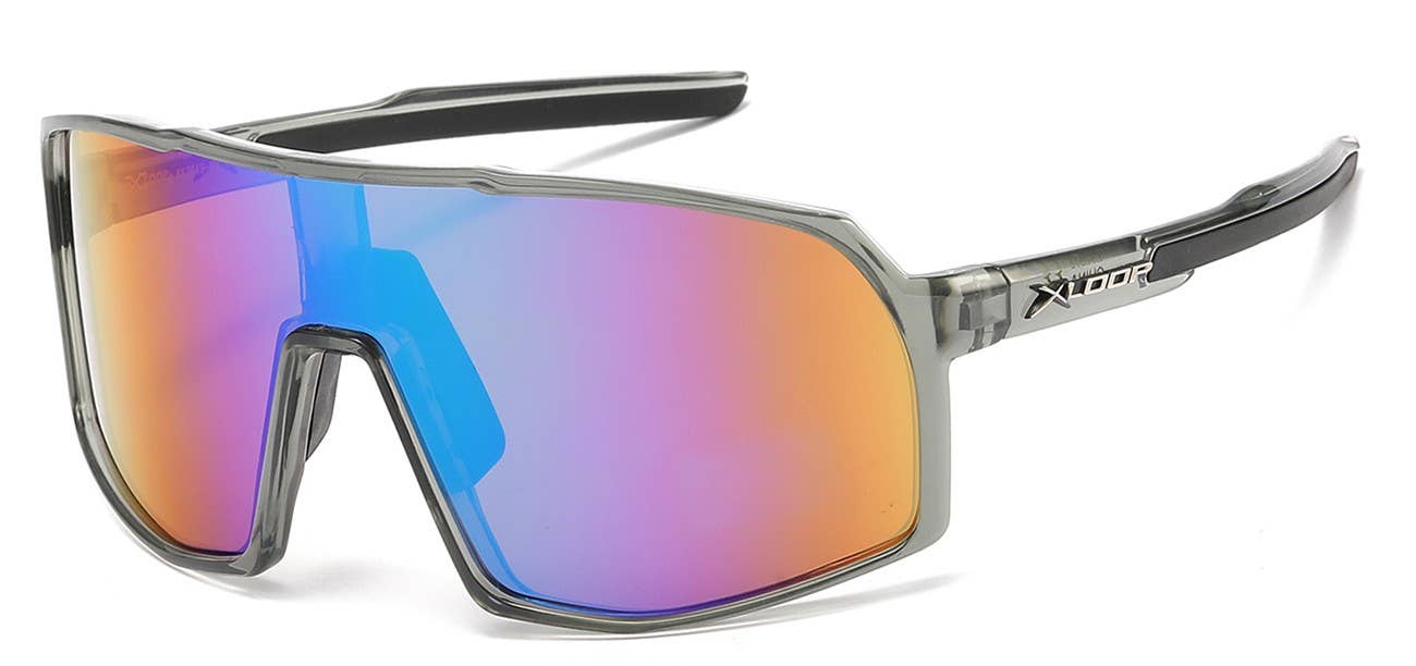 Sunrayzz Imports - Wholesale Sunglasses - Men's - Xloop Sports Wrap Shield Sunglasses x3649-rv2