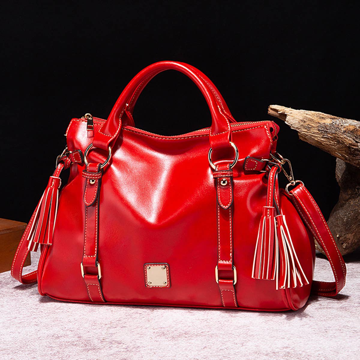 ACCITY - Wholesale Tote Bag - Women's - WOMEN LARGE CAPACITY TOTE BAG MESSENGER BAG_CWAB05655