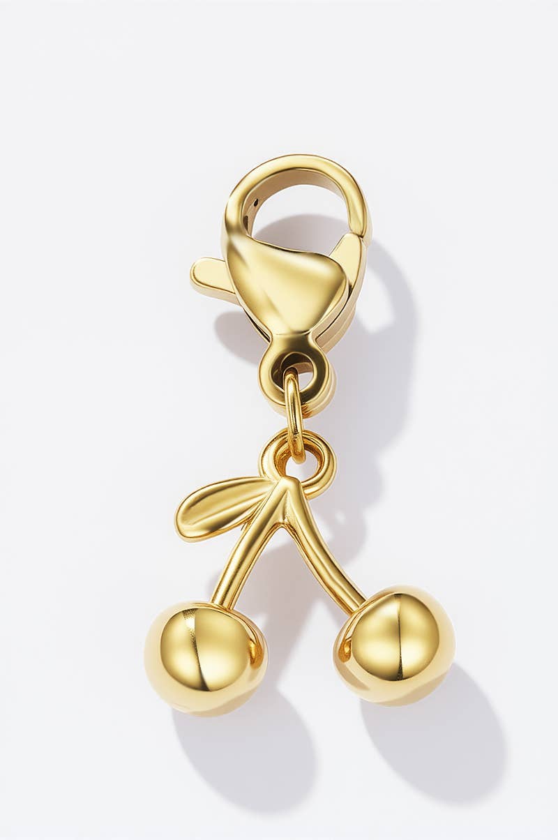 Guld Berlock i rostfritt stål CHARM26 för wholesale på Faire0