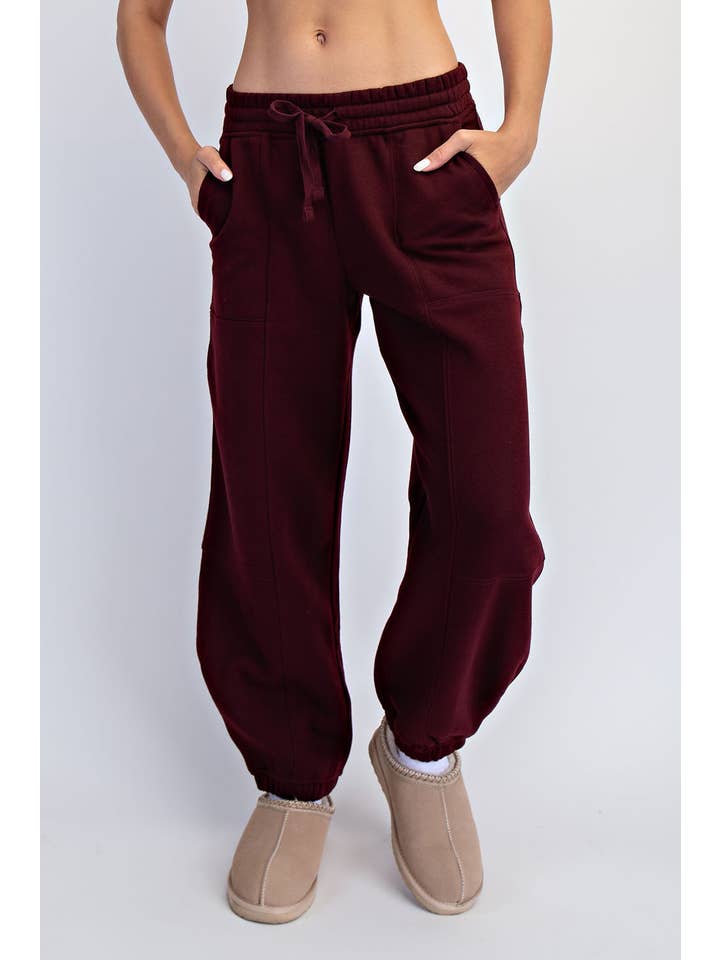 Rae Mode - Wholesale Athletic Pants - Women's - FLEECE COCOON JOGGER SWEATPANTS25